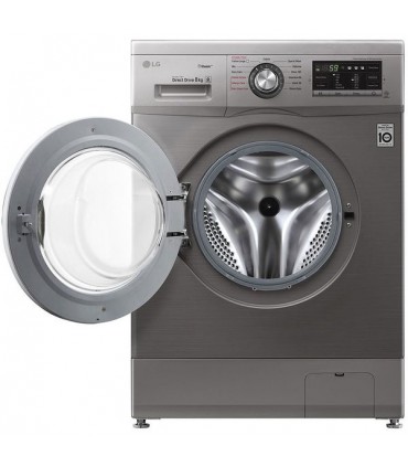 ماشین لباسشویی 8 کیلوی سفید ال جی FH4G6TDY2